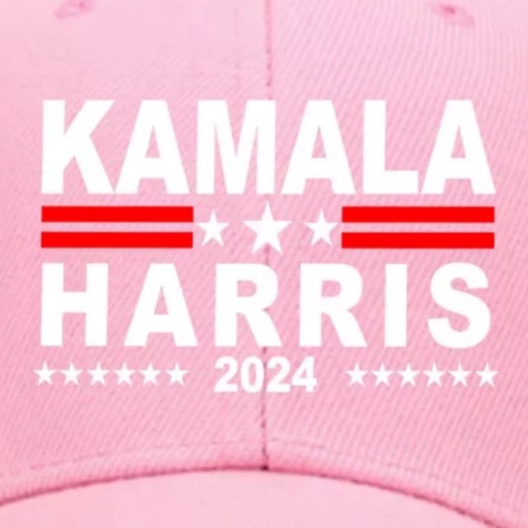 Kamala Harris 2024 Pink Adjustable Baseball Cap - Picture 3 of 14